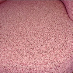 【1人掛け】unico SOPHIE ウニコ ラウンジチェア（ピンク・赤）2台の画像