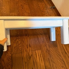 父手作りのしっかりした低めの台❻の画像