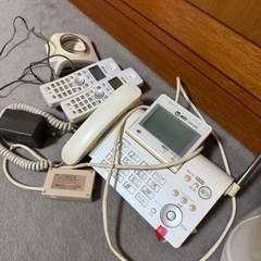 ジャンク品家電　電気ポット、電話機　親機、子機の画像