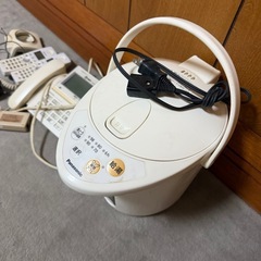 ジャンク品家電　電気ポット、電話機　親機、子機の画像