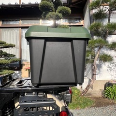 CT125 ハンターカブ用　リアボックス ホムセンBOXをワンタッチ脱着式の画像