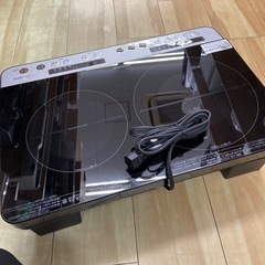 2口IHコンロ アイリスオーヤマ【リサイクルフカツ岡崎倉庫店】251228YS-2の画像