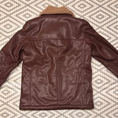 【引き取り限定・値段交渉可能】UNIQLO イネス　フェイクレザージャケット　Lの画像