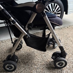 【Aprica/アップリカ】ベビーカー SORARIA(ソラリア) ダスクネイビー NV／色褪せ・使用感ありの画像