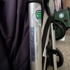 【Aprica/アップリカ】ベビーカー SORARIA(ソラリア) ダスクネイビー NV／色褪せ・使用感ありの画像