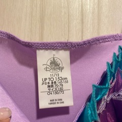 ディズニー公式　アリエルドレス152センチの画像