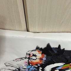 アートパネル（バンクシー風デザイン／キャンバス）の画像