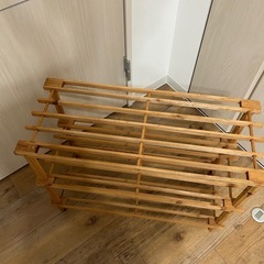 木製ラック（シューズラック・収納棚）の画像