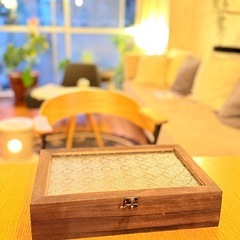 🌿【無料・0円】ヴィンテージ風 木製ガラスケース3点セット🌿の画像