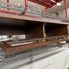 《リユースマン倉敷》無印良品 ガラス扉 TV台 ブラウンの画像