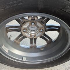 スタッドレスタイヤ＆ホイール  MANARAYアルミホイール  BRIDGESTONE BLIZAKK(ブリザック) REVO GZ  165/65/R14 4穴　ハスラー、エブリィ、デリカD:2、スペーシア、ルーミーなどにの画像