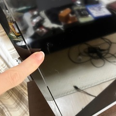 TOSHIBA REGZA 40型テレビ＋テレビ台セット【転倒防止固定済／引取限定】の画像