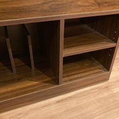 【説明書・棚板付き】ランドセルラック 学用品収納棚 ブラウンの画像