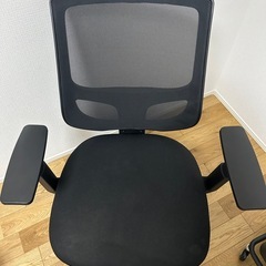 【引取限定】無印良品　ワーキングアームチェア　テレワーク　　の画像