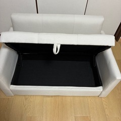 収納付きコンパクトソファ　の画像