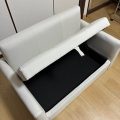収納付きコンパクトソファ　の画像