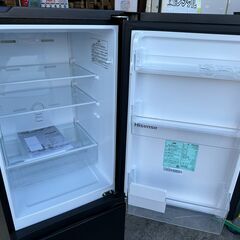 【動作保証あり】Hisense ハイセンス 2024年 HR-D16NJ1B 162L 2ドア 冷凍冷蔵庫【管理KRR811】の画像