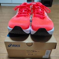 ASICS MAGIC SPEED 4 27.5cm オレンジの画像