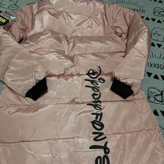 ピンク　レディースアウター着丈長めの画像