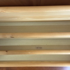 1月末まで出品 タンスのゲン 天然木絵本ラック 幅70の画像