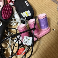 ヘアアイロン　ドライヤーホットカーラーまとめての画像