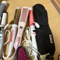 ヘアアイロン　ドライヤーホットカーラーまとめての画像