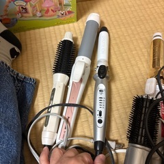 ヘアアイロン　ドライヤーホットカーラーまとめての画像