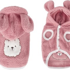 新品同様【ペット服 フード付き 冬用】
の画像