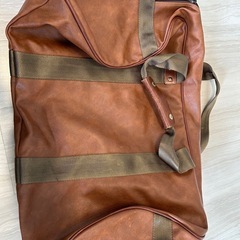 レザー ボストンバッグ ブラウン（Budweiser）の画像