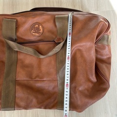 レザー ボストンバッグ ブラウン（Budweiser）の画像