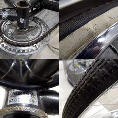 レトロ自転車 26インチ JAPAN ROAD クロモリ 2×6段切替 前後キャリア付き スーパーカー自転車 ガレージオブジェ 札幌市 新道東店の画像