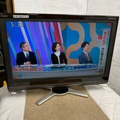 【SHARP】 シャープ 液晶カラーテレビ LC-32DE5 動作確認済み 2009年製 32インチ AQUOS アクオス A1074の画像