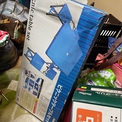 バーベキューグリル　ピクニックテーブルセットの画像