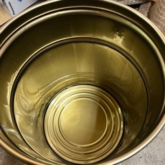 20Lオイル缶　カラ缶　物入れ　ゴミ箱等にの画像
