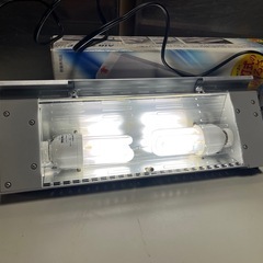 GEX 観賞魚用 スタイリッシュライト AIR STYLE 3951 フレームレス水槽に！ スライド式 39〜51cm水槽用 点灯確認済 箱入 中古品 ④の画像