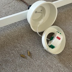 ダクトレール1m、ペンダントライト３個
の画像