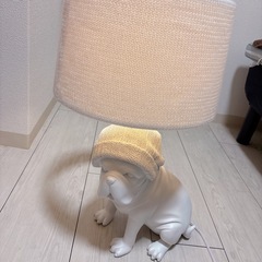 定価以下！Francfranc フランフラン　犬　ライト　ホワイトの画像