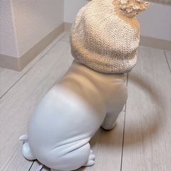 定価以下！Francfranc フランフラン　犬　ライト　ホワイトの画像