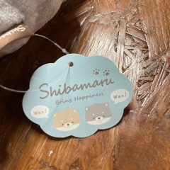 新品クッション　ブランケット　しば犬の画像