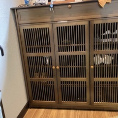 新品　シューズボックス　靴箱　（組み立て要） の画像