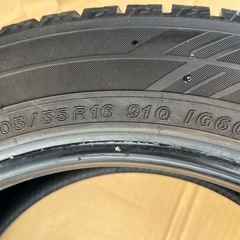 SALE！スタッドレスタイヤ４本 205/55R16 91Q ヨコハマYo アイスガードIG60　倉庫保管 バリ溝の画像