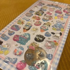 ３Ｄステッカー　はぴだんぶいの画像