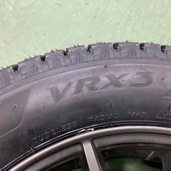 タイヤ新品155/65/14vrx3アルミ付きの画像