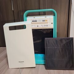 【美品】Panasonic　空気清浄機　パナソニック　フィルタ交換済みの画像