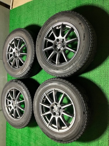  PCD 114.3　バリ溝スタッドレス シュナイダー 17インチ ダンロップ 225/65R17 引取り限定