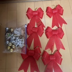 クリスマスツリー　＋　オーナメントの画像