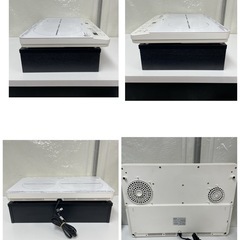 R421 ☀️ アイリスオーヤマ 2口IHコンロ 20年製 IHK-W12 専用スタンド付き ⭐ 動作確認済 ⭐ クリーニング済の画像