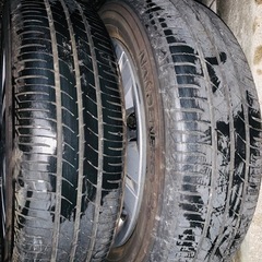 タント　純正ホイール付きタイヤ4本セットの画像