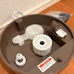 上部給水超音波加湿器　湿度コントロール付【ほぼ未使用品】の画像