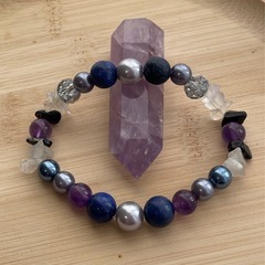 MEN'S天然石ブレスレット①の画像